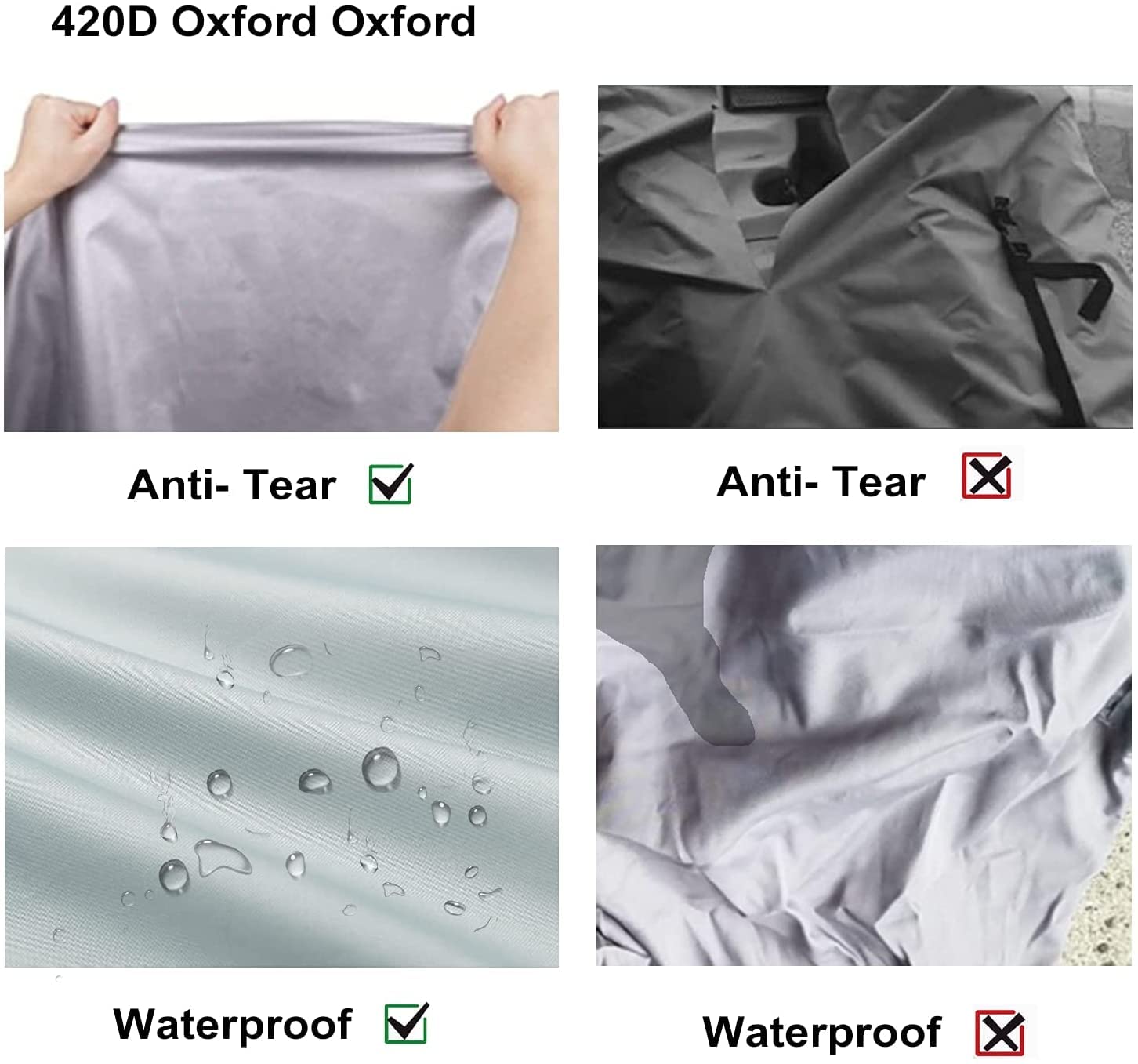 Schleuder Universal Kajak Abdeckung,Wasserdicht und UV-beständig, UV-Schutz Kajak-Kanu-Abdeckung wasserdichte, Staubschutzschild für Kanu-Boot,420D Oxford