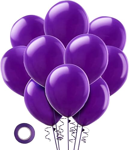 Globos negros, paquete de 50, globos de látex de 12 pulgadas (50)