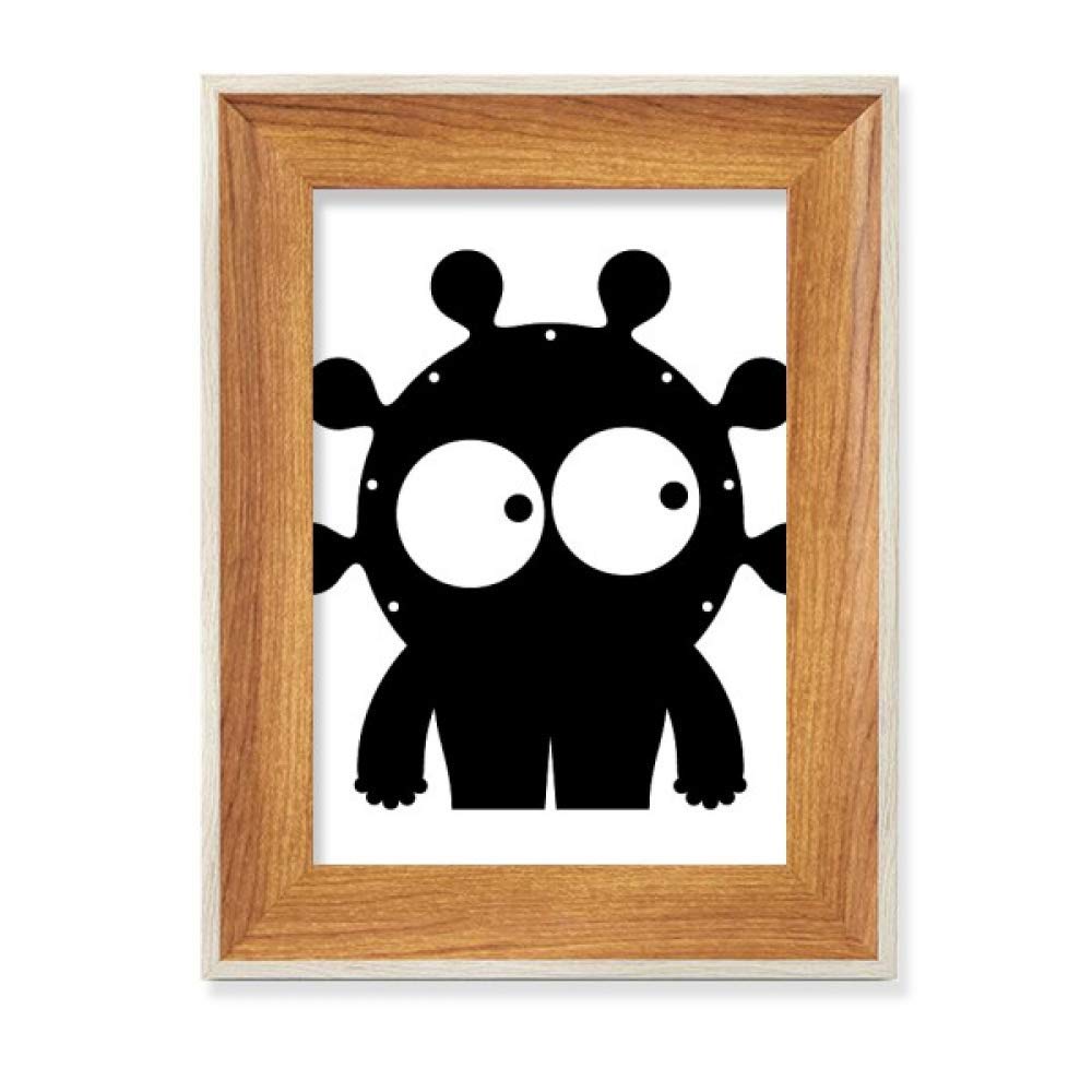 Cadre de Photo en Bois Alien pour Tableau d'Art de Bureau Sans Perçage