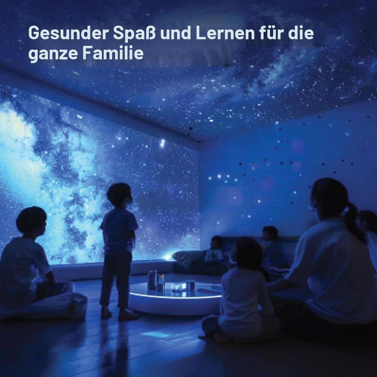 Thames & Kosmos Planetarium-Projektor, Wissenschafts-Kit für Kinder, Lernressourcen für Astronomie, STEM-Spielzeug für wissenschaftliche Experimente, 3 Sprachen, ab 8 Jahren