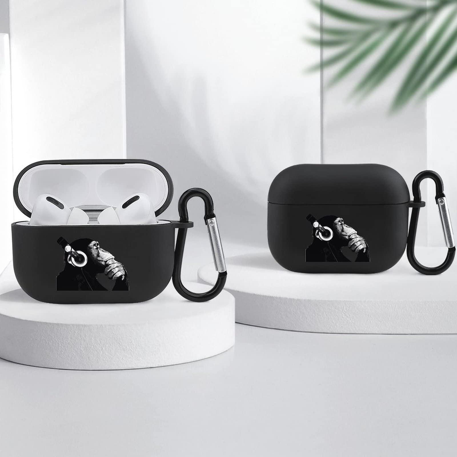 Amazon | AirPods Pro兼用ケース 音楽を聴く ゴリラ AirPods Proカバー
