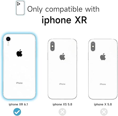 Miniatura 2 de Funda para iPhone XR de silicona líquida, funda de gel de goma suave ultra delgada, minimalista para mujeres, hombres, forro de microfibra y