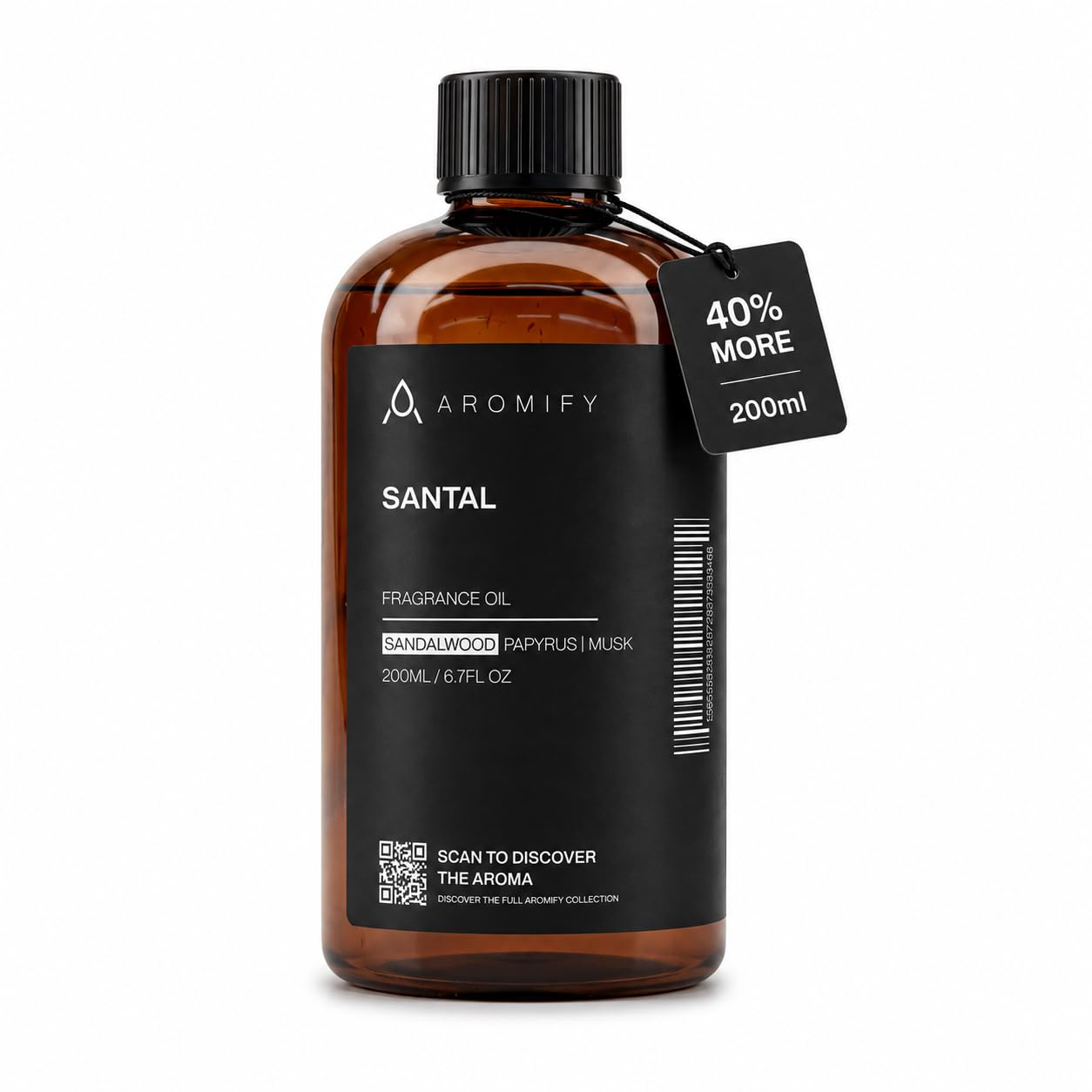 Aromify Santal Diffuser Oil, 6.7 FL Oz, 200 mL Diffuser Fragrance Oil for Home, Bathroom…
