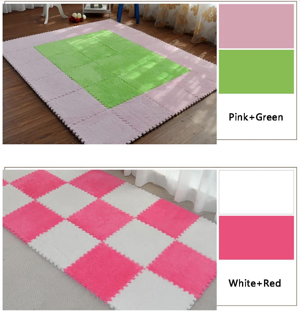 Spliced Carpets Abstract Modern Premium Fluffy Perfect Cozy Area Rugs for Girls Kids Home