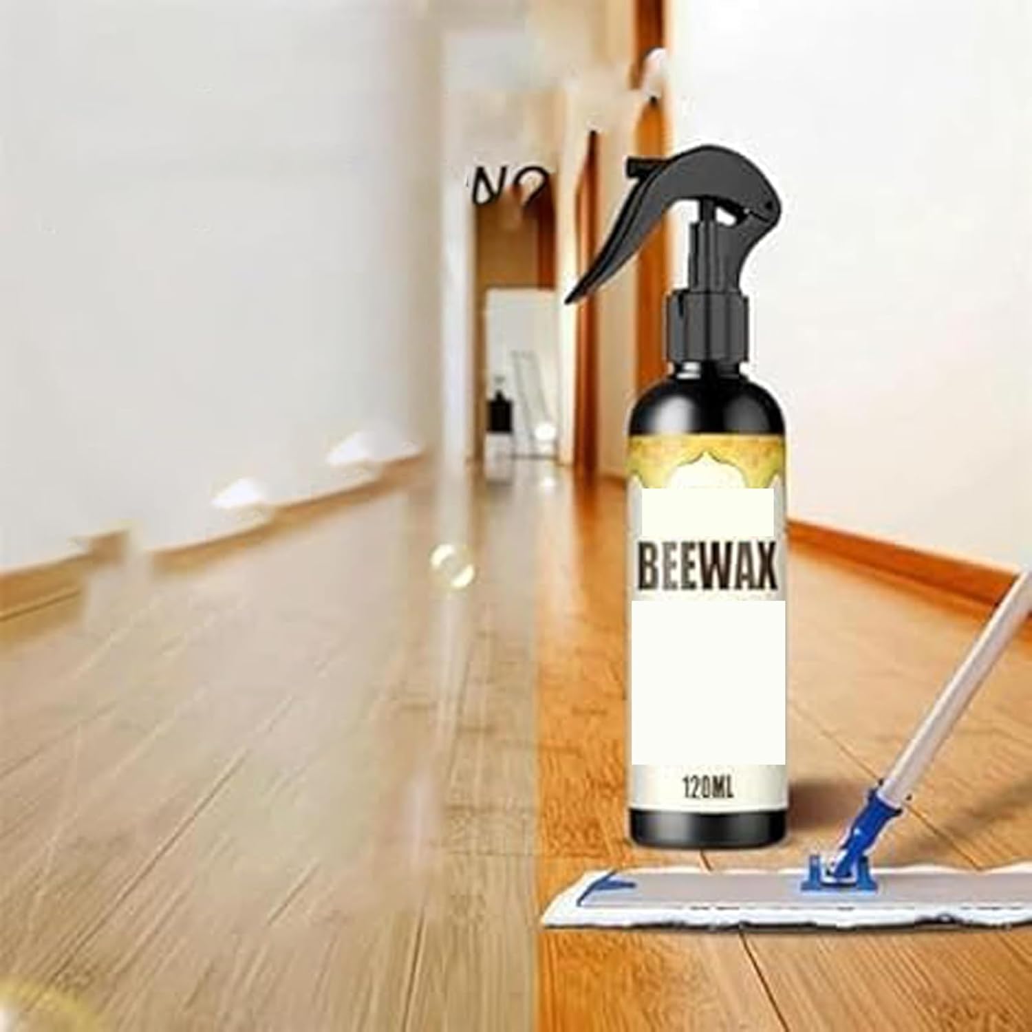 2 Pcs Beeswax Wood Polish Spray, Natural Micro-Molecularized Beeswax Spray 120ml, Essential Oil Beeswax Wax to Nourish Dry Wood Surfaces, for Living Rooms,Kitchens,Wood Furniture Floors (4 pcs)