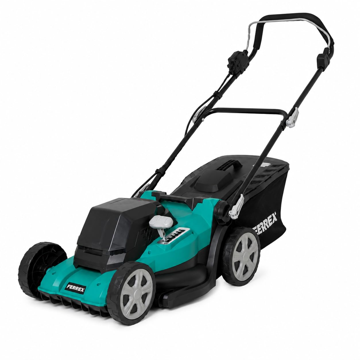 FERREX Akku-Rasenmäher FS-ARM 4040, 40V, Brushless Motor, 40 cm Schnittbreite, 45 L Grasfangkorb, 6-Fach Schnitthöhenverstellung, ohne Akku