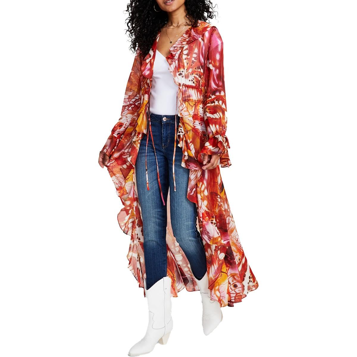 Robe Vanessa Duster GUESS longue fluide pour garde-robe capsule - 3