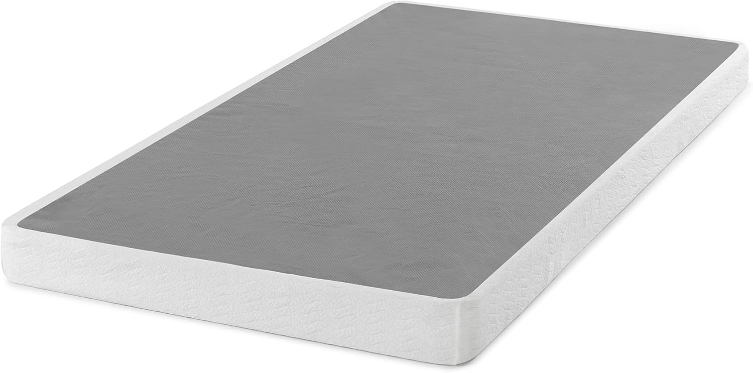 ZINUS 5 Inch Twin Metal Smart Box Spring with Quick Assembly, Mattress Foundation, Strong Metal Frame, Easy Assembly New/upgraded with quick assembly Twin