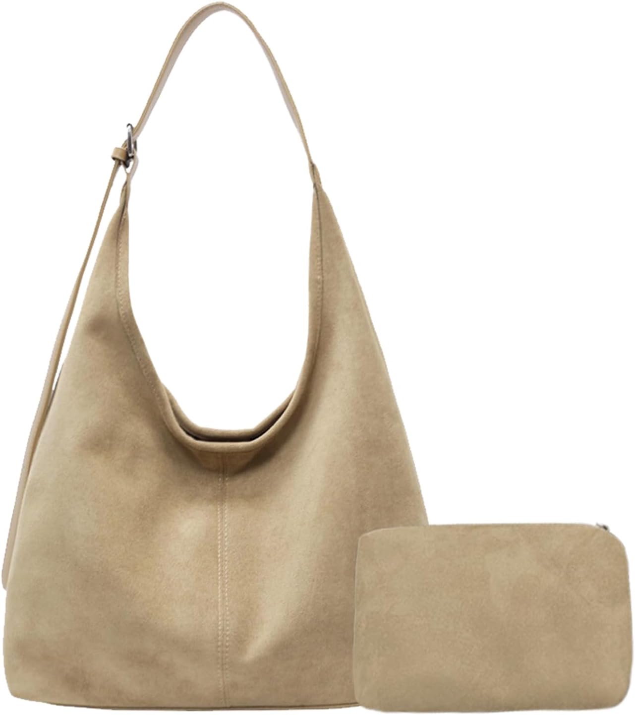 Suede Bags for Women Suede Hobo Bag Retro Suede Tote Bag Slouchy Suede Shoulder Bag Crossbody Handbags Suede Purse