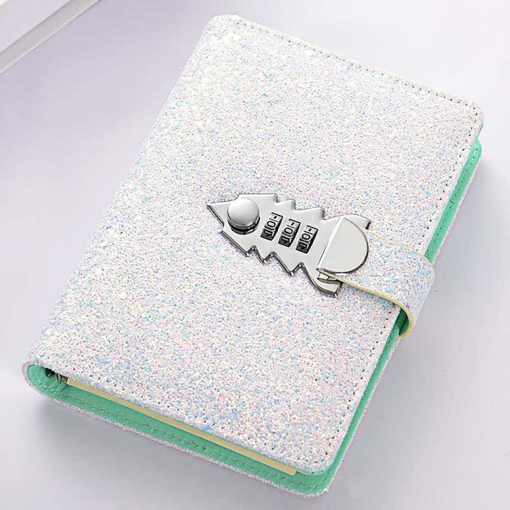 BmxauZ Quaderni e diari a spirale con raccoglitore A6 con blocco password - Agenda ideale per materiale scolastico e per ufficio, soluzione perfetta per cancelleriaDA6