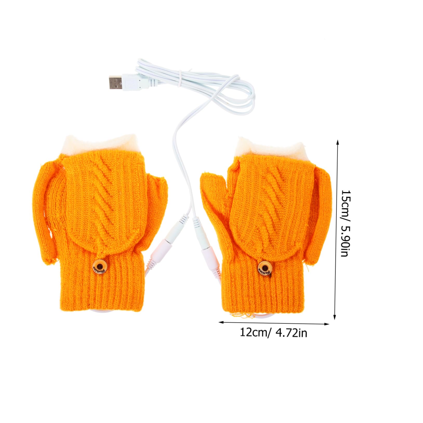 balacoo Heated Gloves for Men Winter Heated Gloves Outdoor Sports Thermal Mitts Windproof