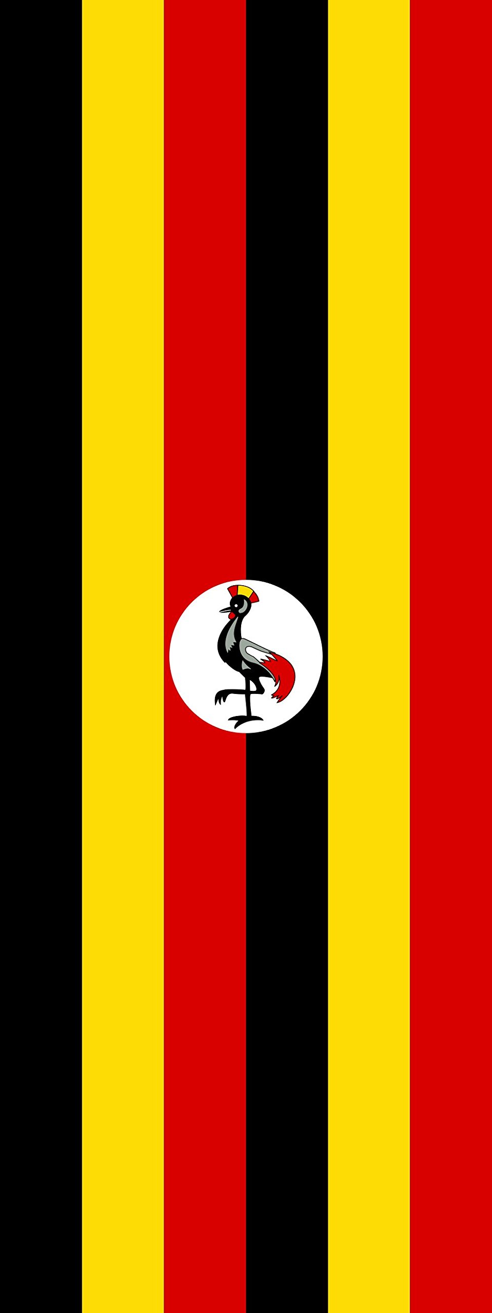Drapeau Ouganda portrait 6m² de haute résistance pour mât