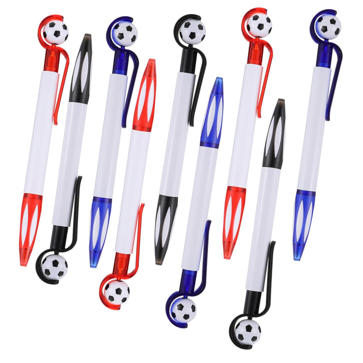 3 Set Pallone Calcio Gadget Per Cancelleria Scolastica Scrittura E Per Studenti 9 Pezzi*3