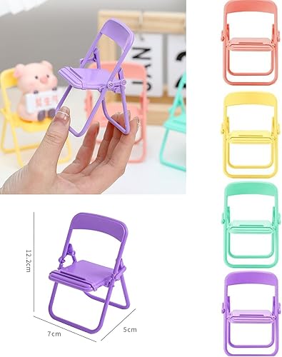 Miniatura 2 de Regalos de Navidad para mujeres, hombres, adolescentes, niñas, mujeres, regalos para Navidad paquete de 4 soportes para teléfono celular con diseño