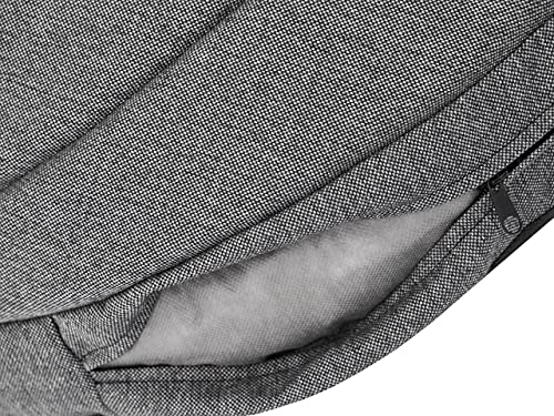 Pillowprim Hundehöhle Hundebett Hundesofa Hundekissen Hundehütte Hundekorb Hundecouch Ruheplatz Haustierbett Hundeliegen Kissen,Graphit, R1: 65 x 50 cm