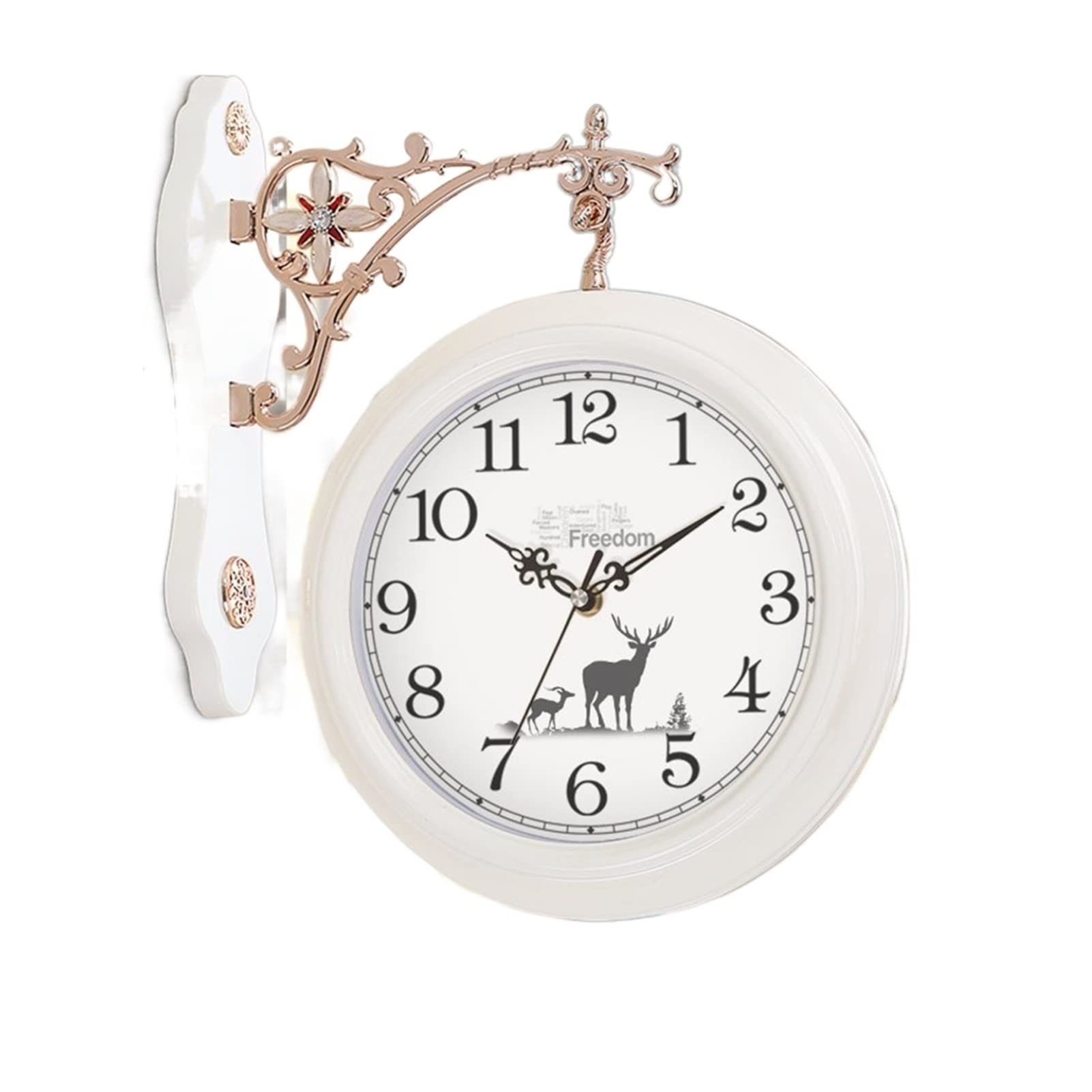 Horloge murale simple et silencieuse pour décoration murale de maison