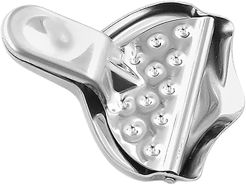 NUOBESTY Exprimidor manual de limón de acero inoxidable resistente, exprimidor de cítricos, extractor de frutas portátil para jugo fresco de