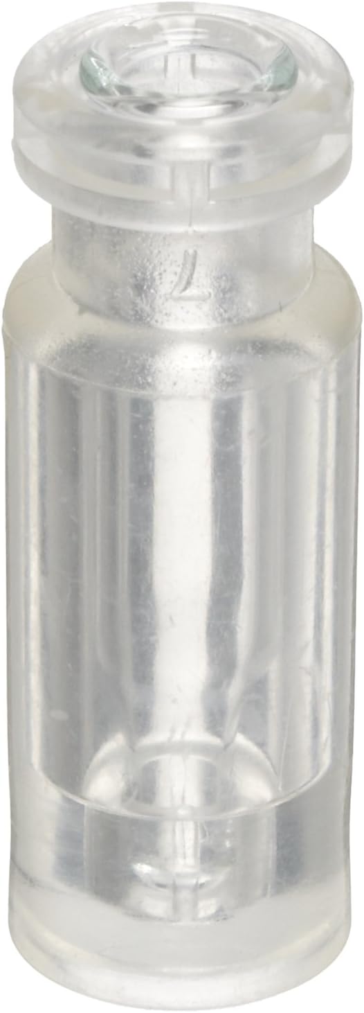 National Scientific Glastic Vials, Target Crimp Top Vial System, 150µL Capacity (Pack of 100)