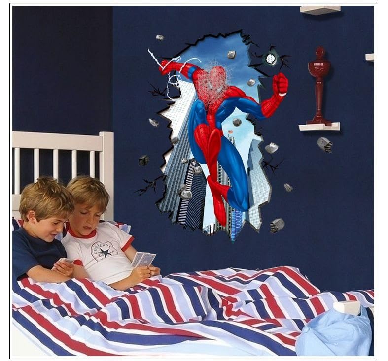 Kibi 2PCS 3D Effect Stickers Muraux Chambre D'enfants, Stickers Mural Enfant Chambre Bebe Wall Sticker Kids Autocollants Amovibles Wandtatto Répositionnable Kibi 2PCS 3D Effect Stickers Muraux Chambre D'enfants, Stickers Mural Enfant Chambre Bebe Wall Sticker Kids Autocollants Amovibles Wandtatto Répositionnable