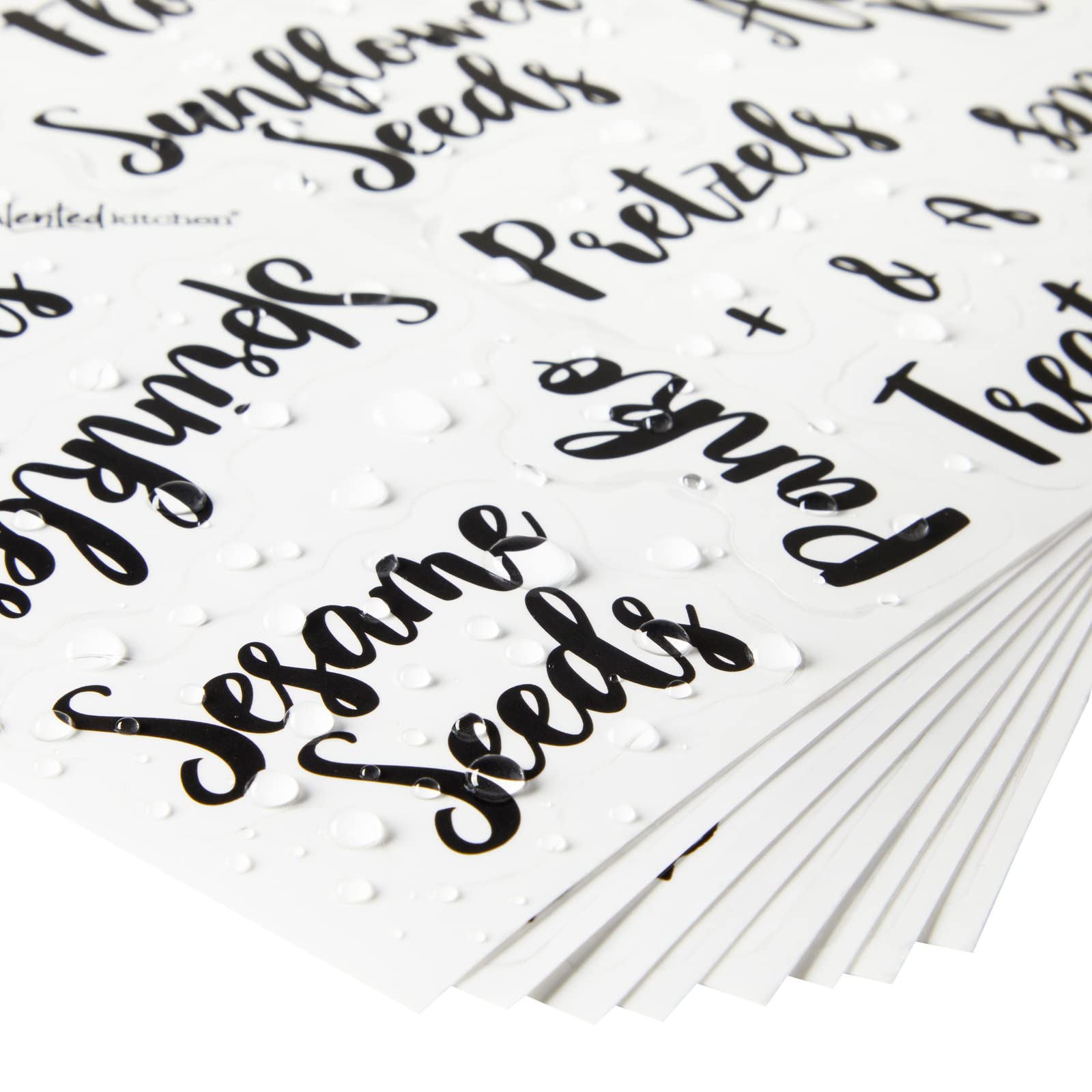 Buy Talented Kitchen 135 Pantry Labels for Containers, Preprinted Black