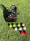 Teknigoo Tennis Ballmaschinen (maximal10 Bälle) Automatische Tennisbälle Trainer für Selbsttraining,Anfänger/Zuhause/Gericht/Garage/Büro,AC&Batterie&USB-Kabel