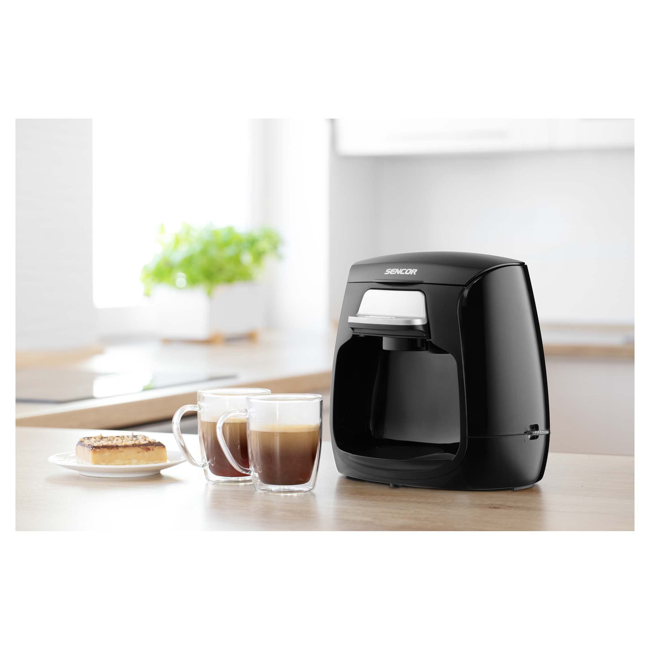 Ekspres do kawy, Pojemność 0,3 L, 500W, czarny