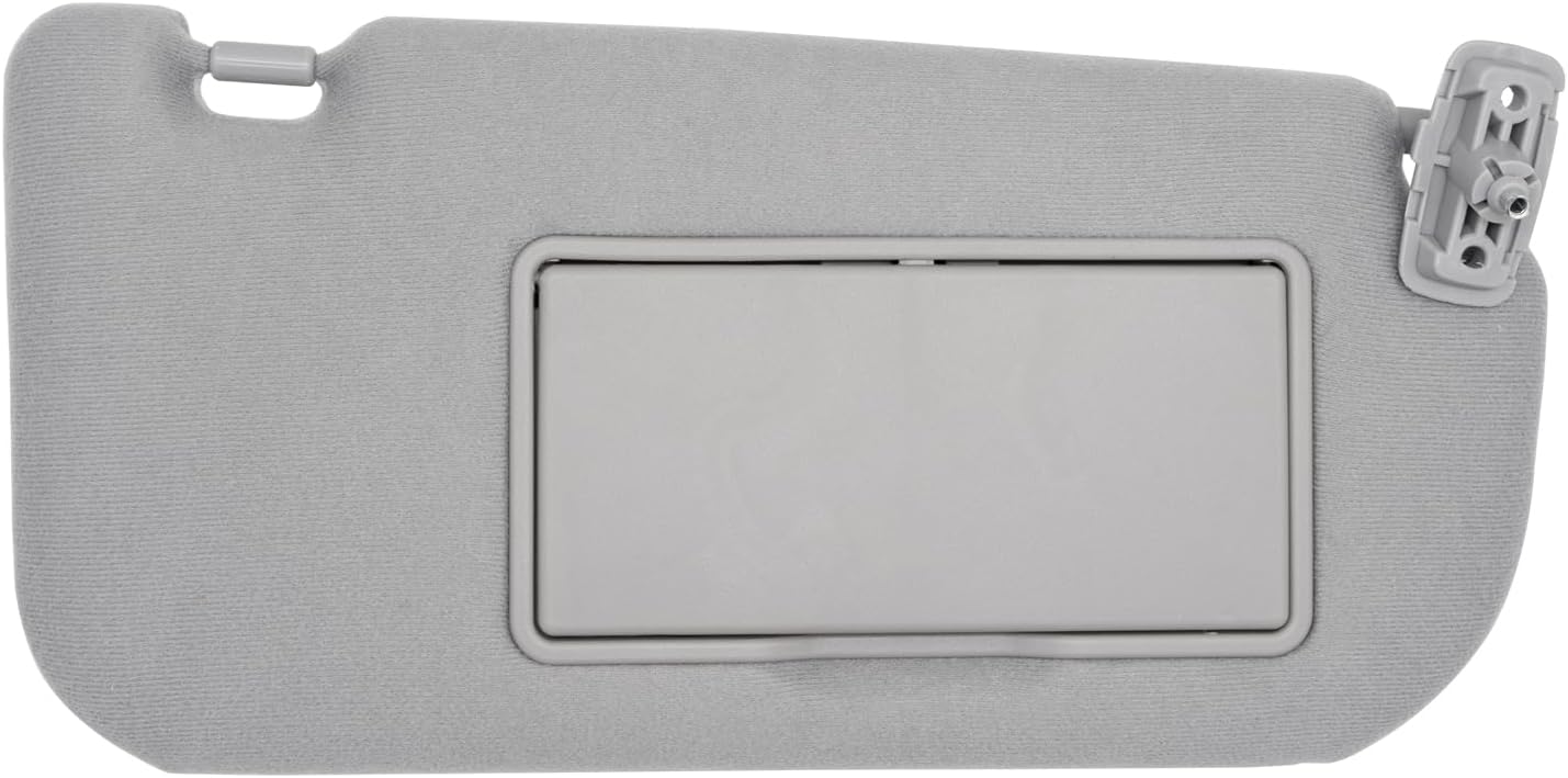 NHILES Driver & Passenger Side Sun Visor Replacement Fits for KIA Sportage 2005-2010 Sunshade Without Light 85202-1F090EZ 85201-1F090EZ Color Beige