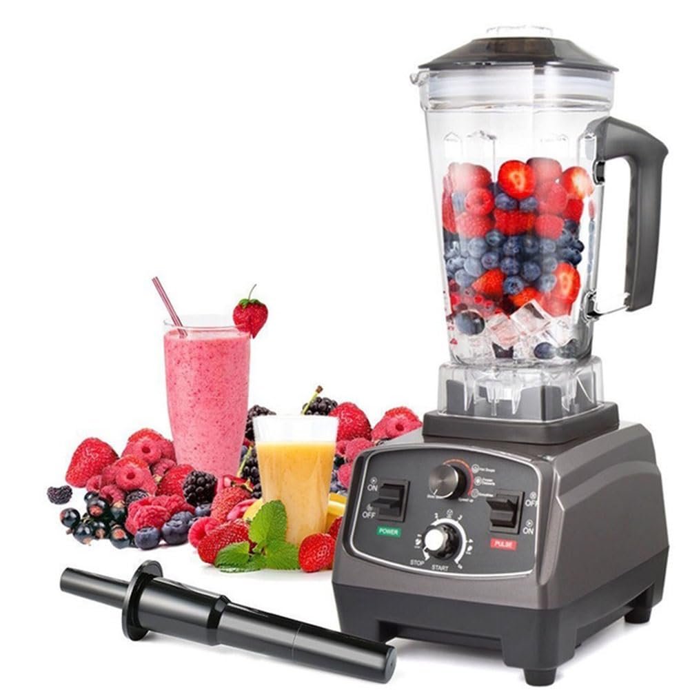 PAHION 1400W Mixeur Smoothie Vitesse 5 Niveaux Blender À Smoothies Moulin Et Brise-Glace avec Conteneur Tritan sans BPA De 2 L pour Broyer De La Glace, Faire des Smoothies, des Shakes Protéinés