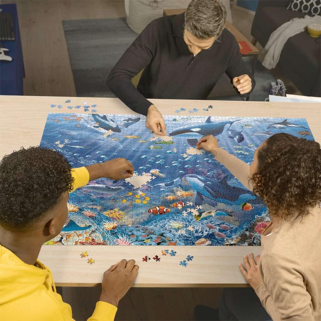 Ravensburger - Colorful Underwater World - 3000 Piece Jigsaw Puzzle - Stunning Imagery - Beautiful & Intricate - Unique Depiction Under The Sea - Premium Quality - Puzzles for Adults