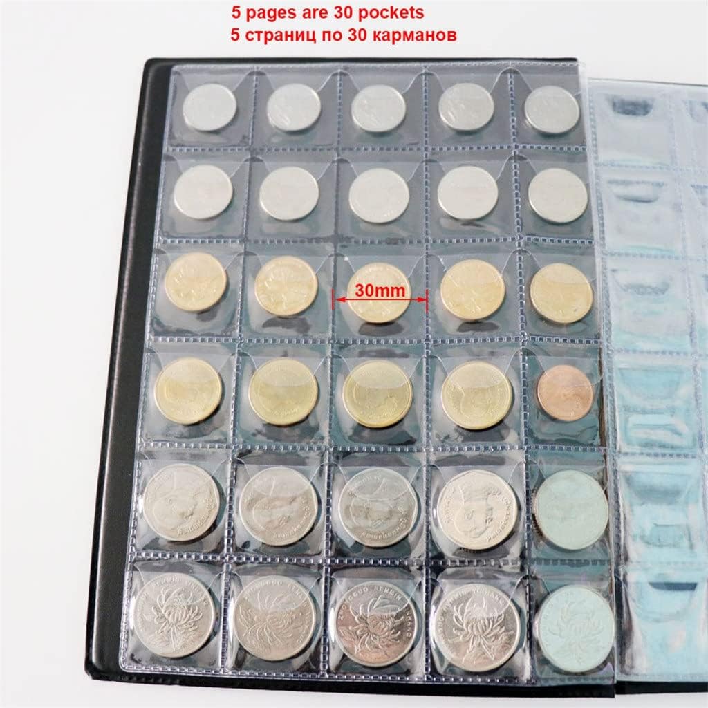 10ページ、250ポケット、小銭コレクション、コイン、コインバージョン、レザーアルバム、コイン、記念バッジ、トークン(カラー:Aサイ 楽天市場】コインホルダー  コレクション 収納 ケース 海外 小銭 硬貨 古銭 メダル 切手 収集 250枚 収納可能 貨幣 お金 記念硬貨 保存用 ...