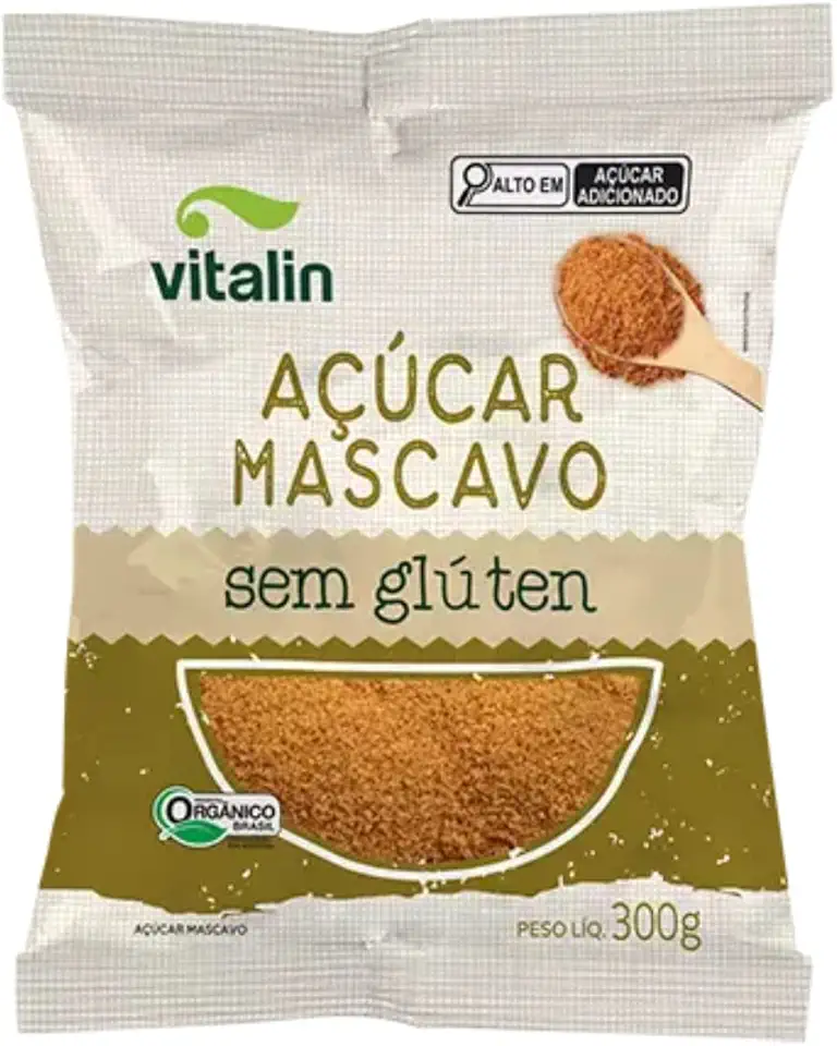Vitalin Açúcar Mascavo Orgânico 300G