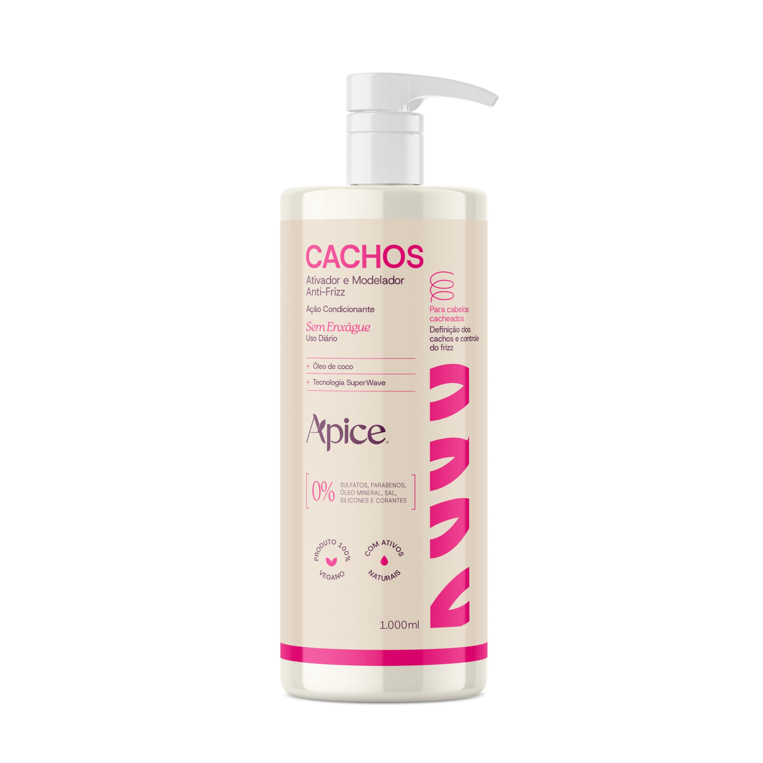 APSE Ativador e Modelador de Cachos Anti-Frizz Essence Profissional | Definição e Brilho
