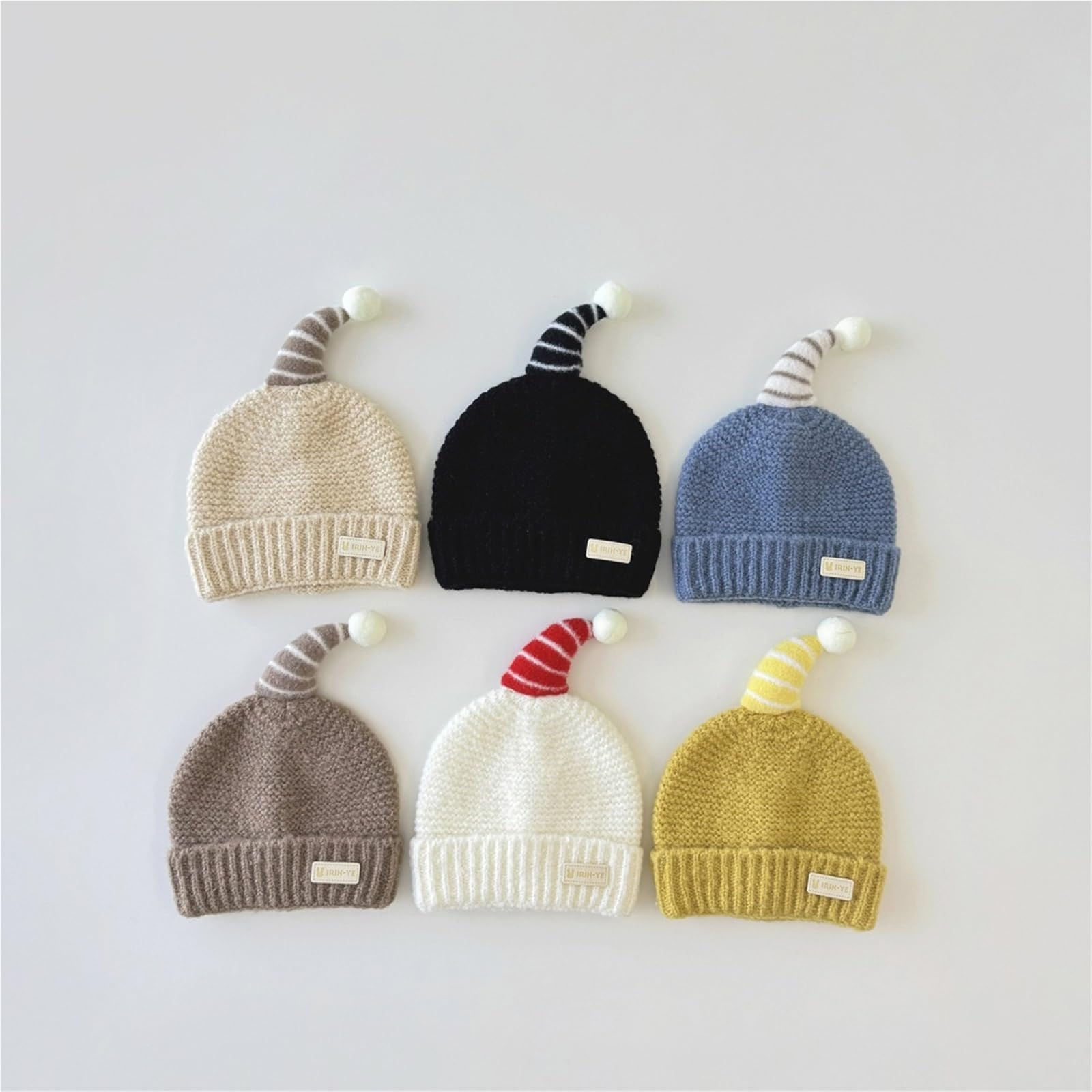Baby Knitted Hat w/Super Ear Protection, Warm Outdoor Sports Cap for Boys & Girls, Autumn Winter Novelty Beanie 3M-2Y(Hat 7)