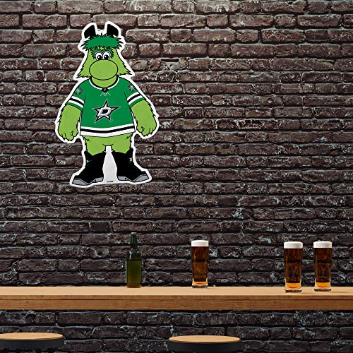 Rico Industries NHL Hockey Dallas Stars Mascot Shape Cut Pennant - Home and Living Room Décor - Soft Felt EZ to Hang - image 2