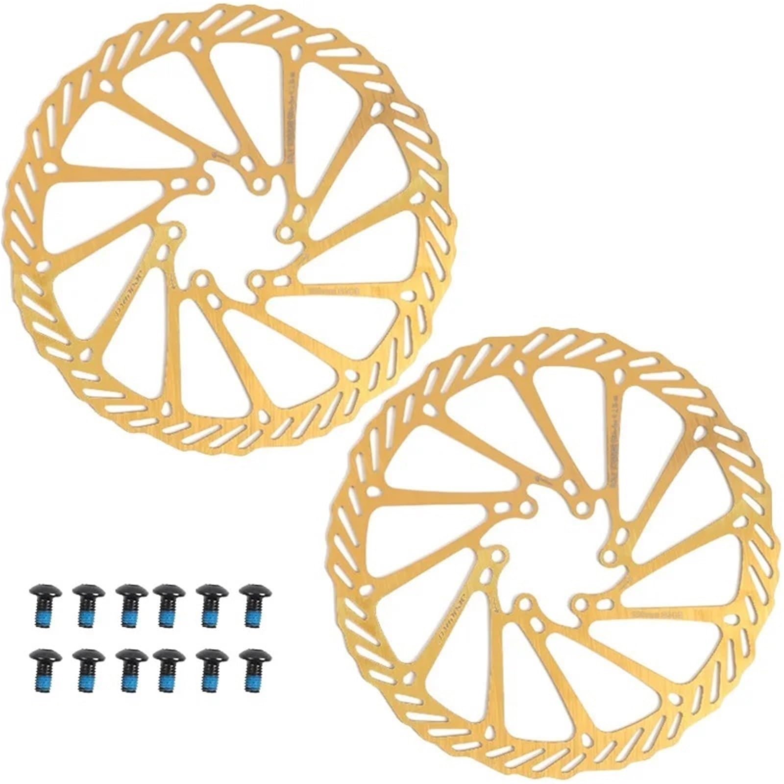 Rotores de freno de disco hidráulicos para bicicleta de montaña, de acero inoxidable de alta resistencia, G3/HS1, 160/180 mm, 6 orificios, 2 unidades Discos de freno para moto