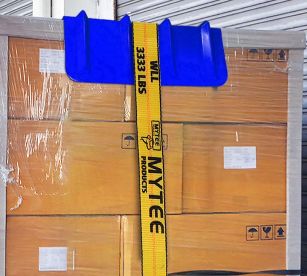 Mytee Products Protector de esquinas en forma de V, 20,3 x 20,3 x 61 cm, color azul, paquete de 10 unidades