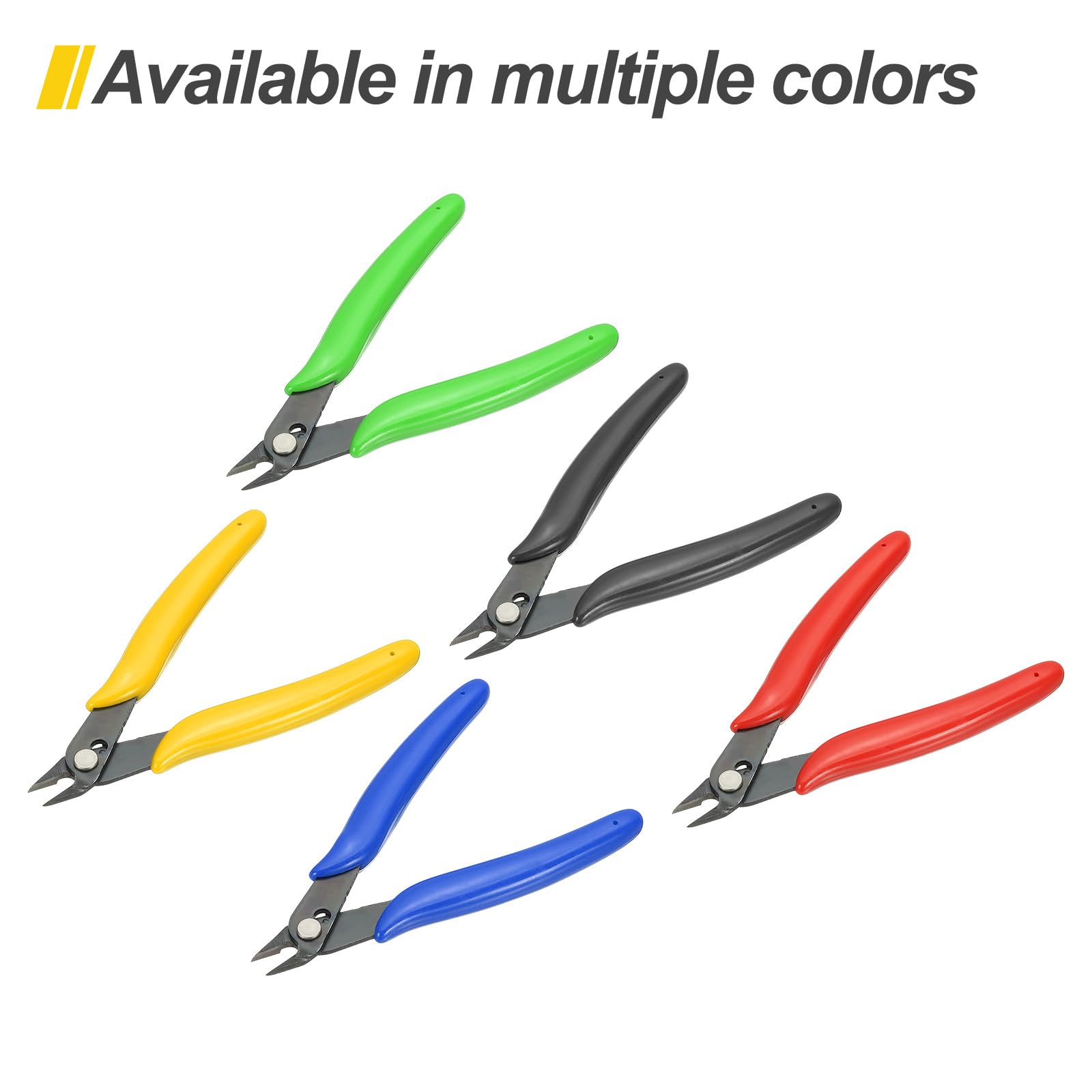 Coupe Fil Câble Pince Coupante Precision RUZIZAO - 13cm - Acier Carbone - Pour électronique, Bijoux, Modélisme - Coupe Propre Pince à Dénuder