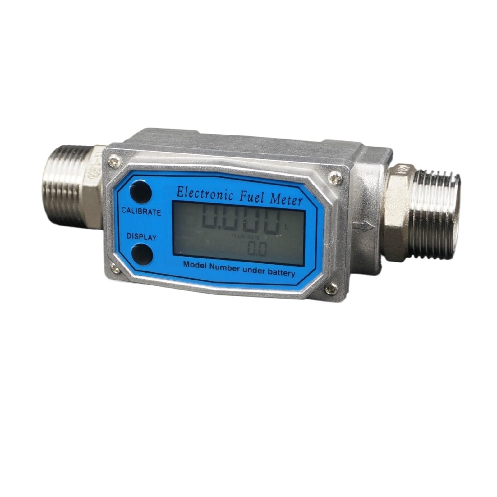 LEOTNNDQ Aluminum Alloy Electronic Turbine Flow Meter 3/4 1 1.5 2 Inch(G3-4)
