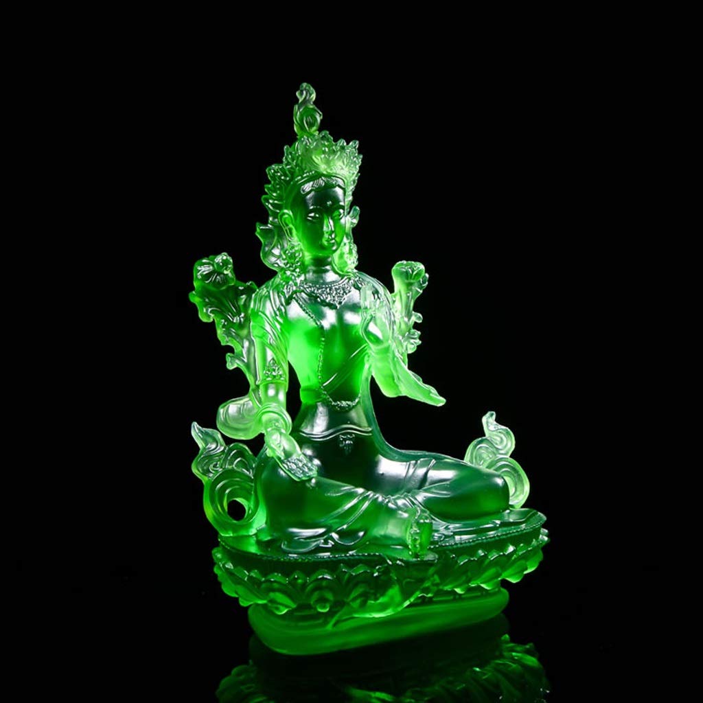 Estatuas de Buda Buda Estatua Resina Buddha Sereno Decorativo Zen Buddha Meditating Sentado Buda Escultura orando 8.27 Pulgadas Decoracion