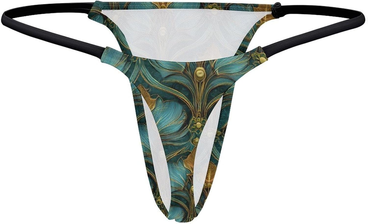 Decorative Pattern Sexy G String Thongs for Women Underwear | Seamless Panties Lingerie Breathable Low Rise No Show
