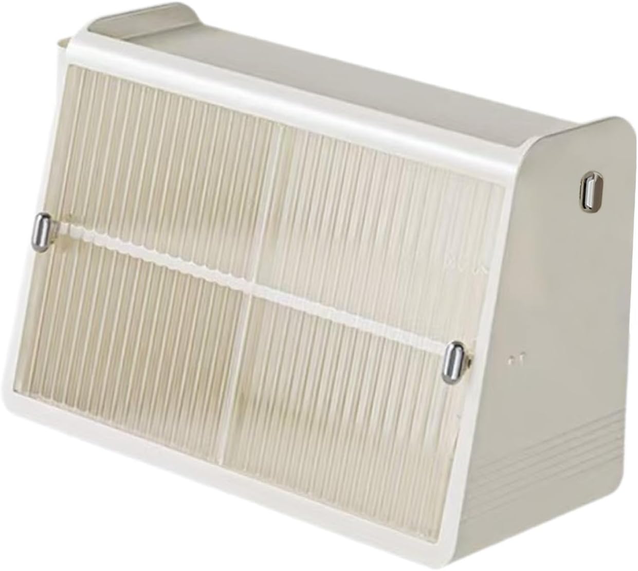 Cup Dustproof Cabinet Household Cup Shelf Figurines Modern Decor Accessories Counter Organizer Mug Storage Rack for Office, Without Side Box