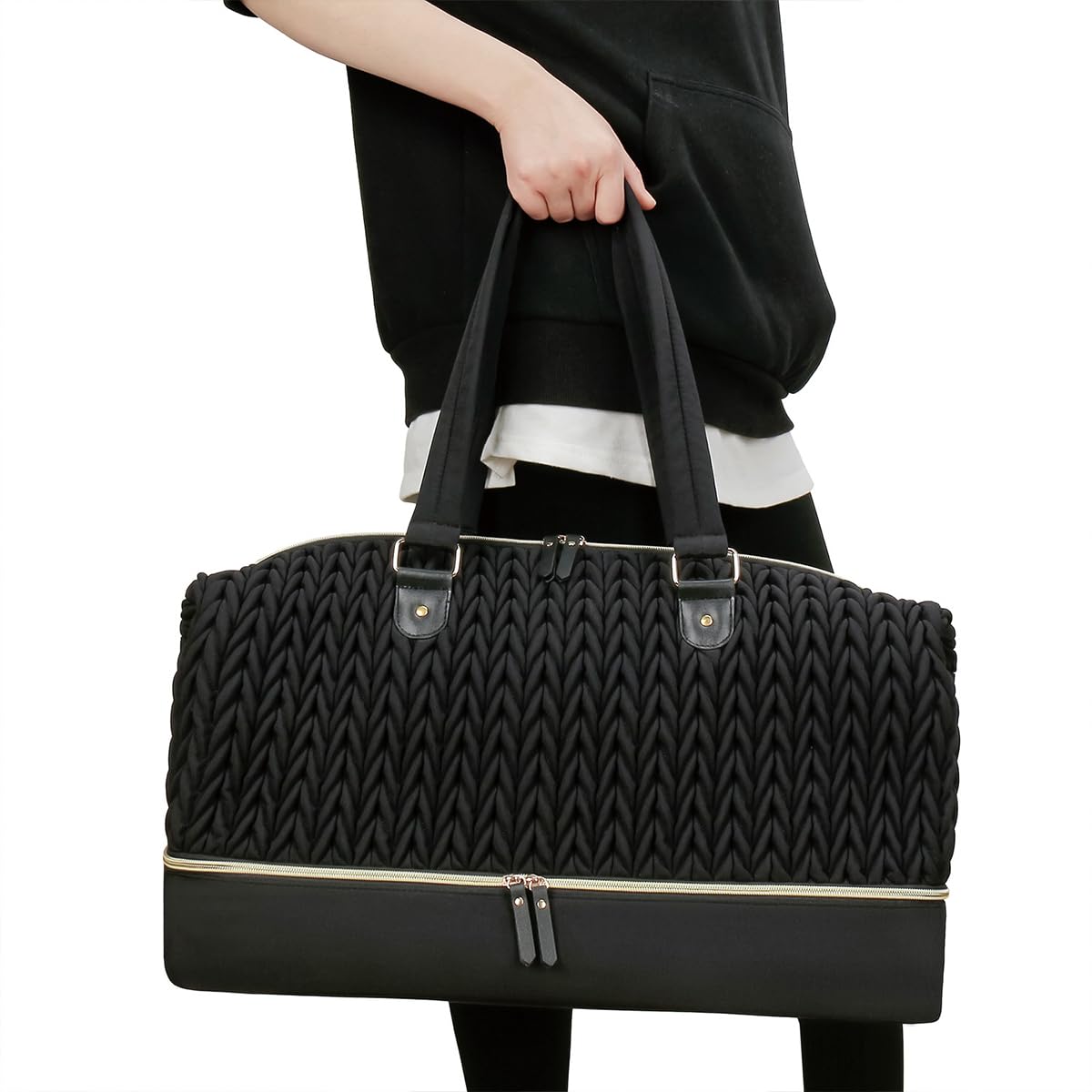 SONARIN Doppio Strato Borsa Fasciatoio per Neonato,Grande Capacità Impermeabile Borsa Cambio Borsa Mamma con Borsa Frigo Portatile Borsa per Pannolini da Viaggio con Pochette
