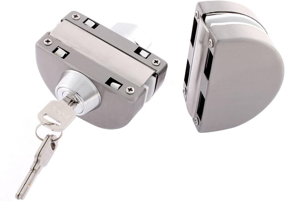 Entry Gate Swing Push Sliding Glass Door Lock + 3 Keys (00377a36a51fc82ae5f3e51f3036dcd1)