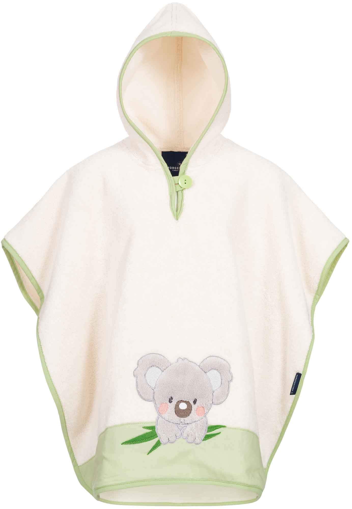 Morgenstern Kinder Badeponcho Koala grün