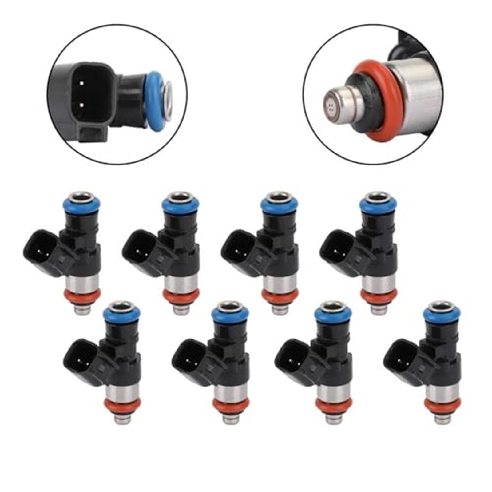 8 pièces buse d'injecteur d'essence de Carburant Voiture 0280158051 12576341, for Cadillac, for CTS avec Moteur 6,2L 2012 injecteur de Carburant