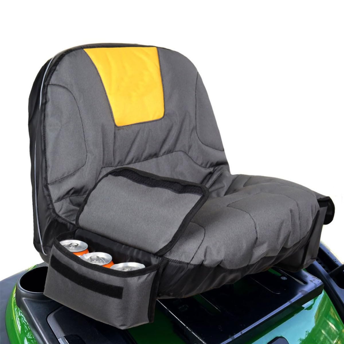 Housse de Siège Tracteur Tondeuse pour Toro 523Dxi Diesel Lawn Tractor 1998-2002, Universel Oxford Coussin de Siège Confort Étanche Résistante Antidérapante,A/Grey