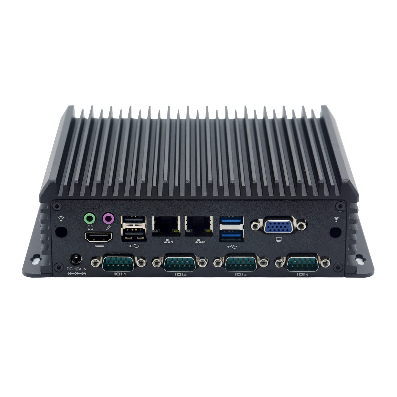 LEANGLE Fanless Mini PC Windows 10,Mini Industrial Computer Intel Celeron Processor J1900/I3-4120U/3