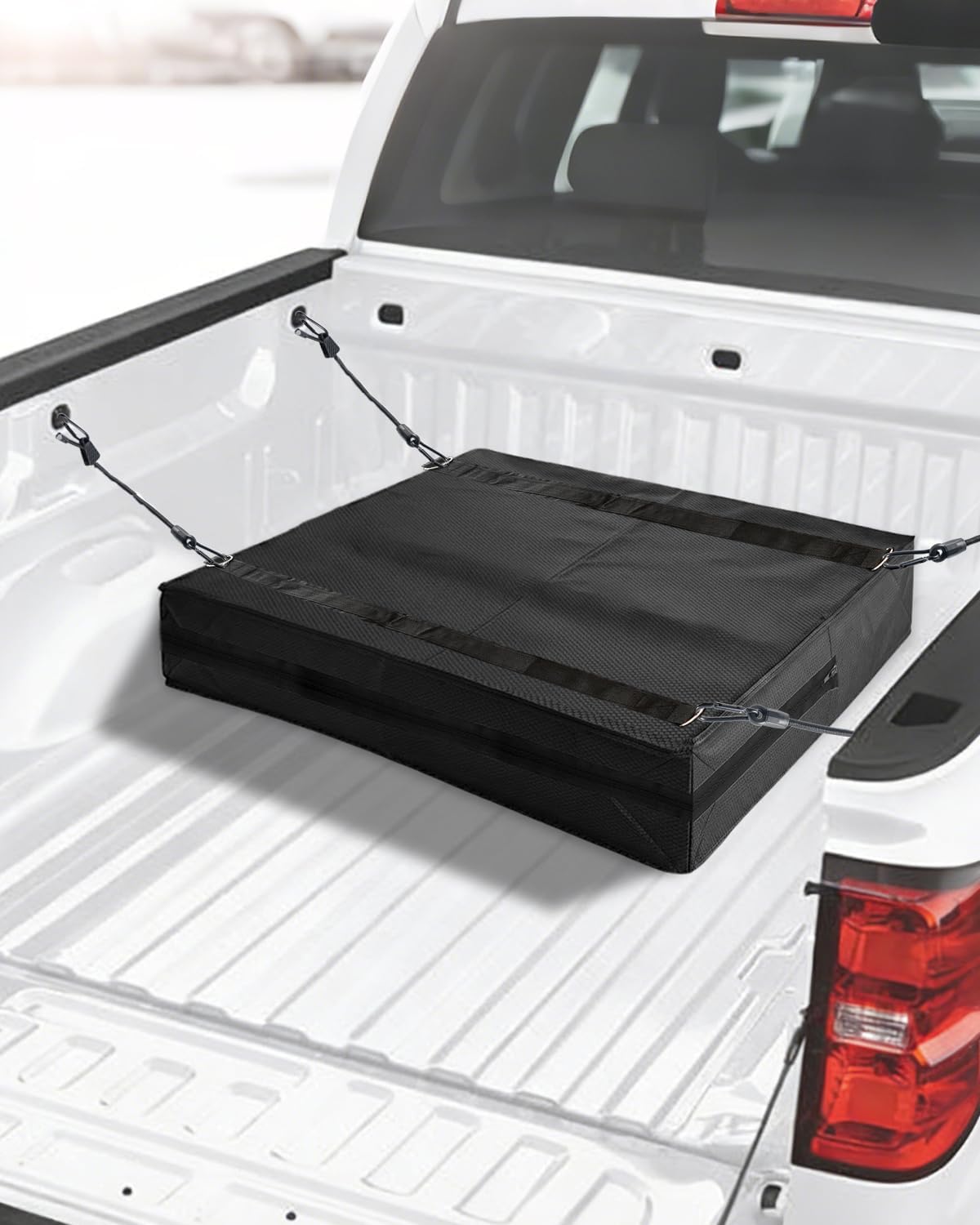 Truck Bed Weight Bag for Off-Road Traction, All Weather Weight Organizer with Adjustable Lock Buckles, Add Sand Bags or Heavy Objects to Enhance Grip and Stability on Snow Ice Mud