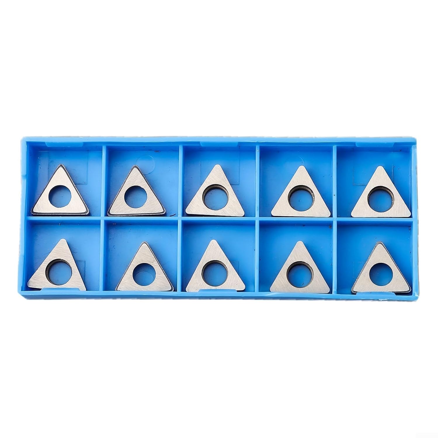 TENPCS MT1603 CNC Turning Tools Kit Incorporating Triangle Shim Features to Maintain Blade Integrity (MT1603)