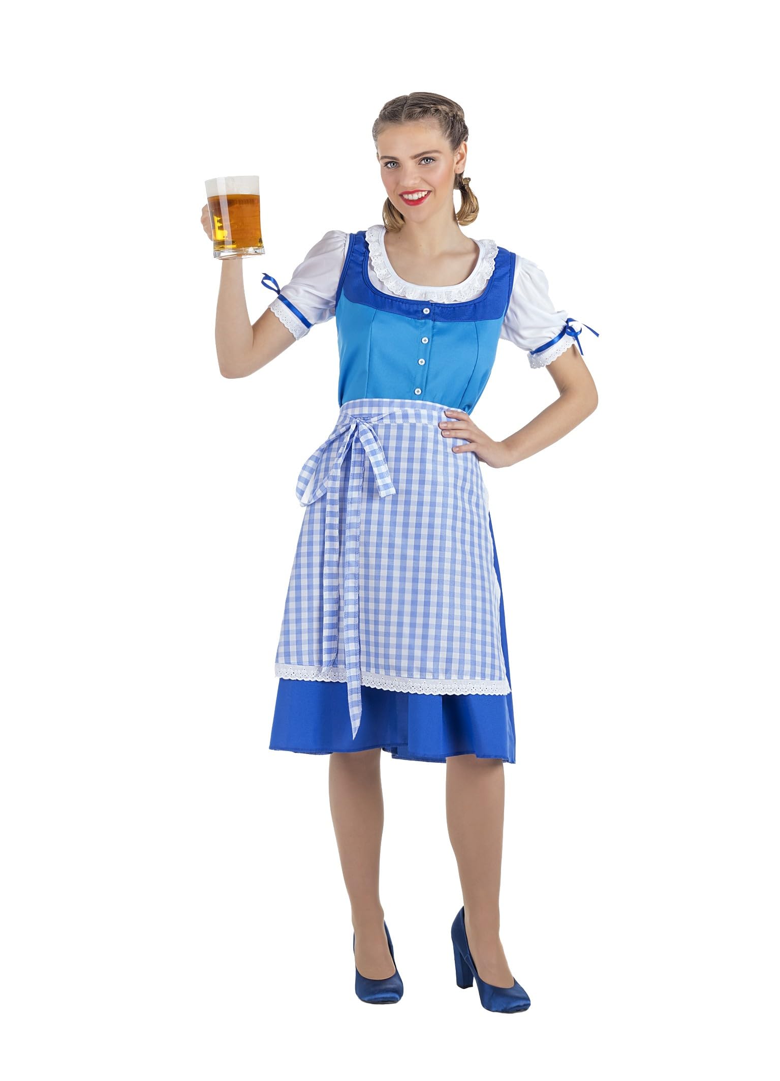 Kimokawaii Disfraz Oktoberfest Azul Mujer Adulta